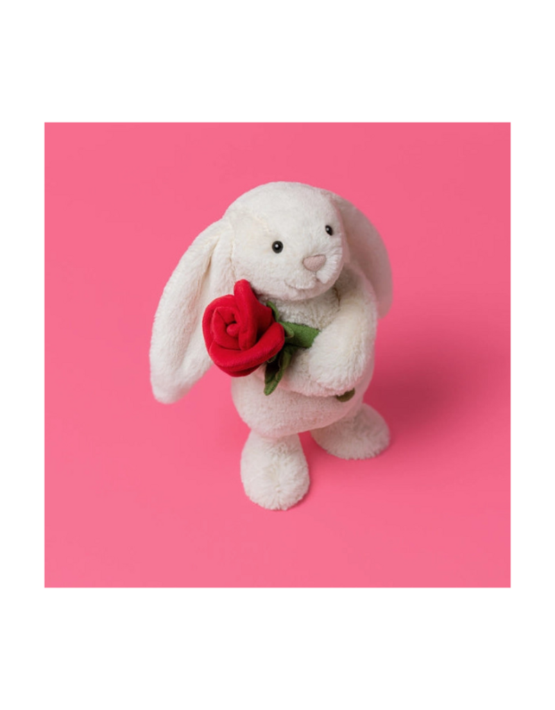 Jellycat COMING SOON! Jellycat Cream Bunny with Rose