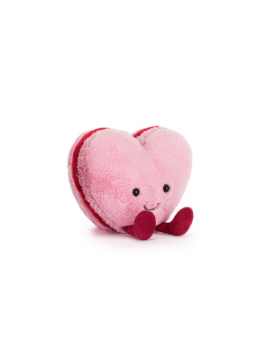 Jellycat Jellycat Amuseables Colette Pink Heart Macaron