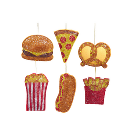 Bedazzled Fast Food Ornaments
