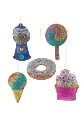 Bedazzled Sweets Ornaments