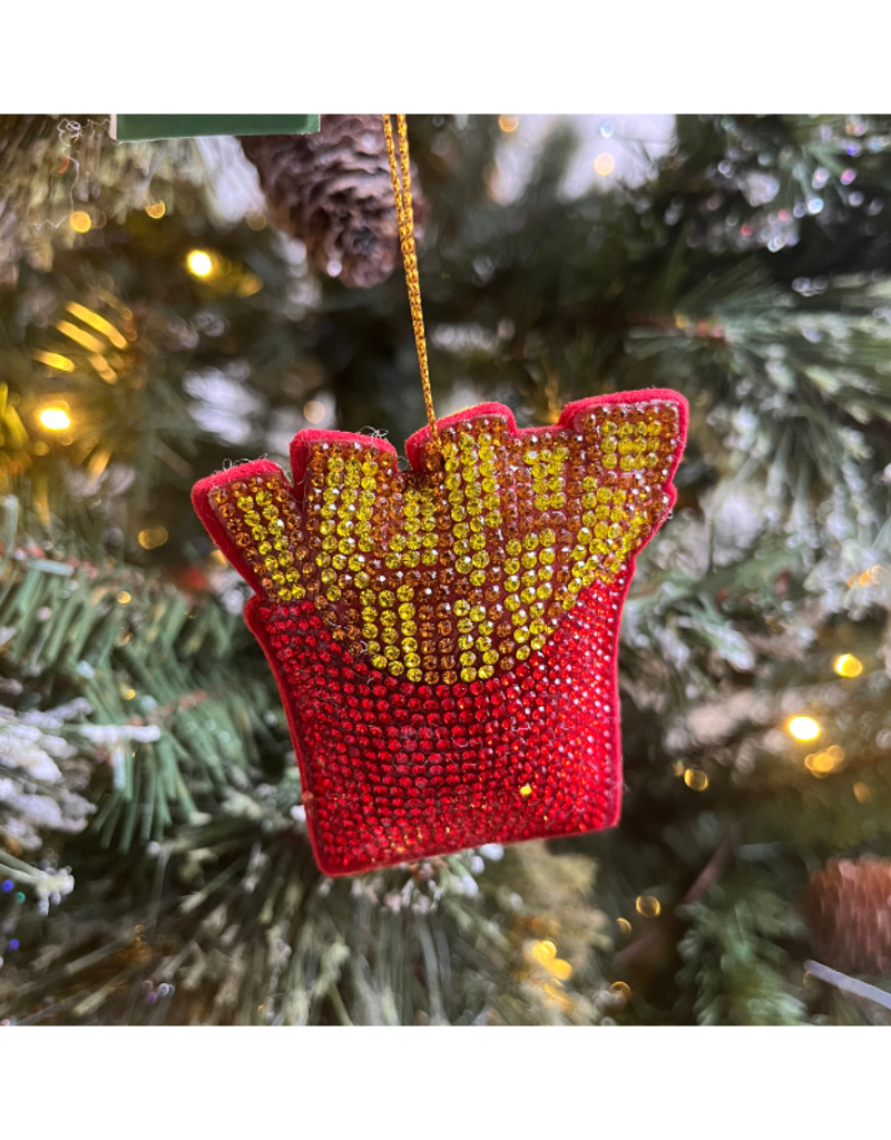 Bedazzled Fast Food Ornaments