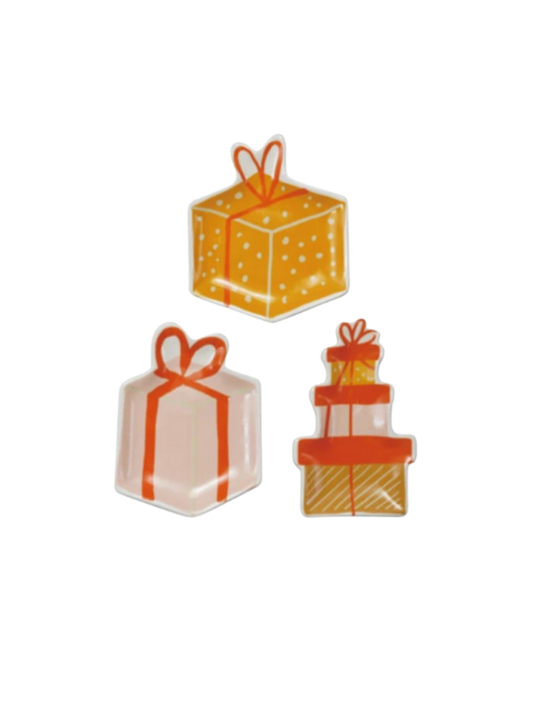 Creative Co-Op 12 Days of Christmas DEAL OF THE DAY #9 - Gift Stoneware Trinket Dish