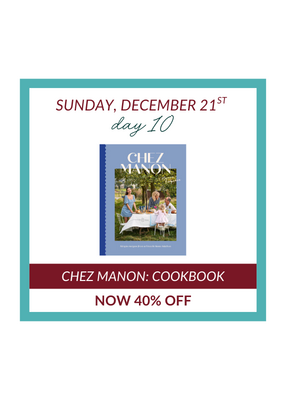 Raincoast Books 12 Days of Christmas DEAL OF THE DAY #10 - Chez Manon: Simple Recipes From A French Kitchen