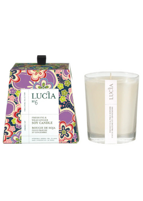 Lucia Lucia 50hr Soy Candle Wild Ginger & Fresh Fig