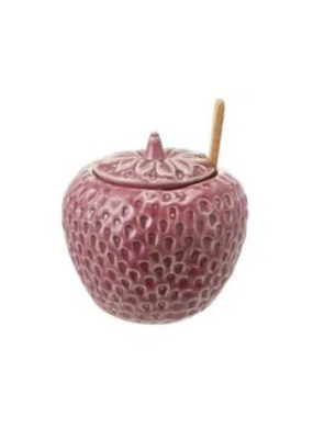 Strawberry Jar With Bamboo Spoon