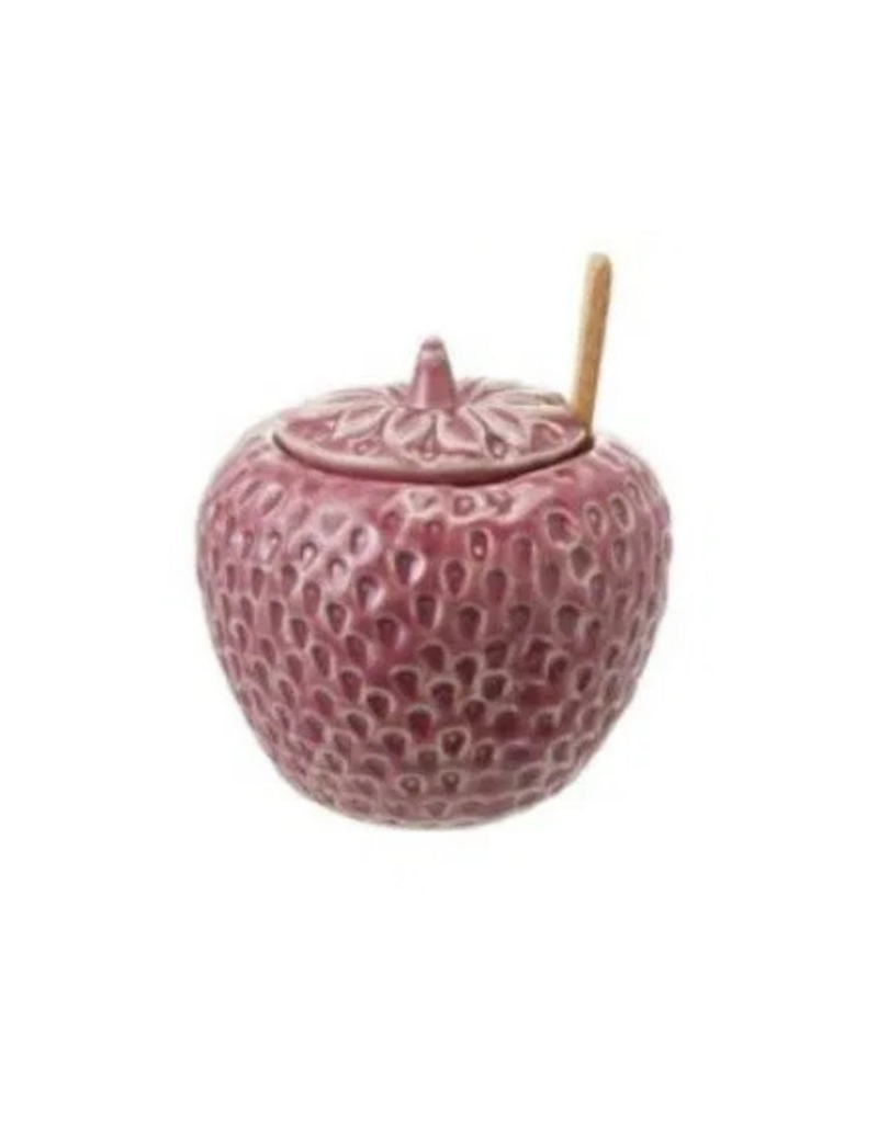 Strawberry Jar With Bamboo Spoon