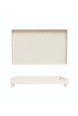 Iron Footed Tray Cream
