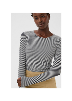 Gentle Fawn Nemajas Long Sleeve Tee in Dark Navy Stripe by Part Two