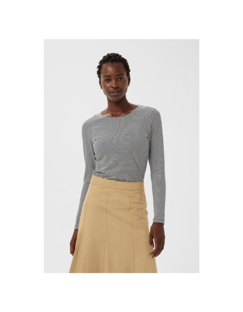 Gentle Fawn Nemajas Long Sleeve Tee in Dark Navy Stripe by Part Two