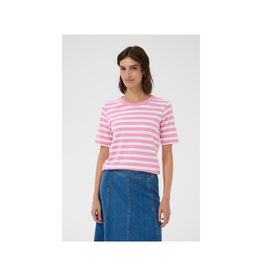 Part Two Ratana Tee in Orchid Smoke Stripe by Part Two