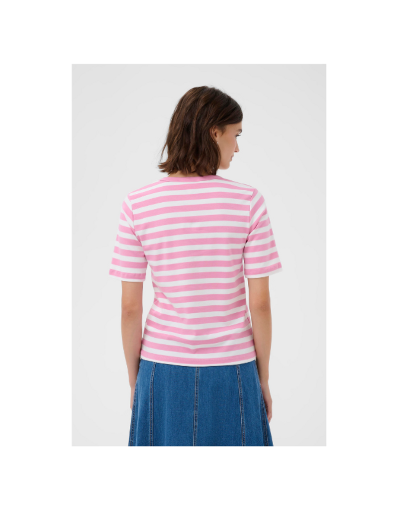 Part Two Ratana Tee in Orchid Smoke Stripe by Part Two