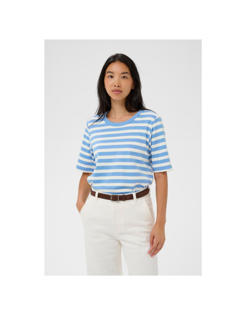 Part Two Ratana Tee in Hydrangea Stripe by Part Two