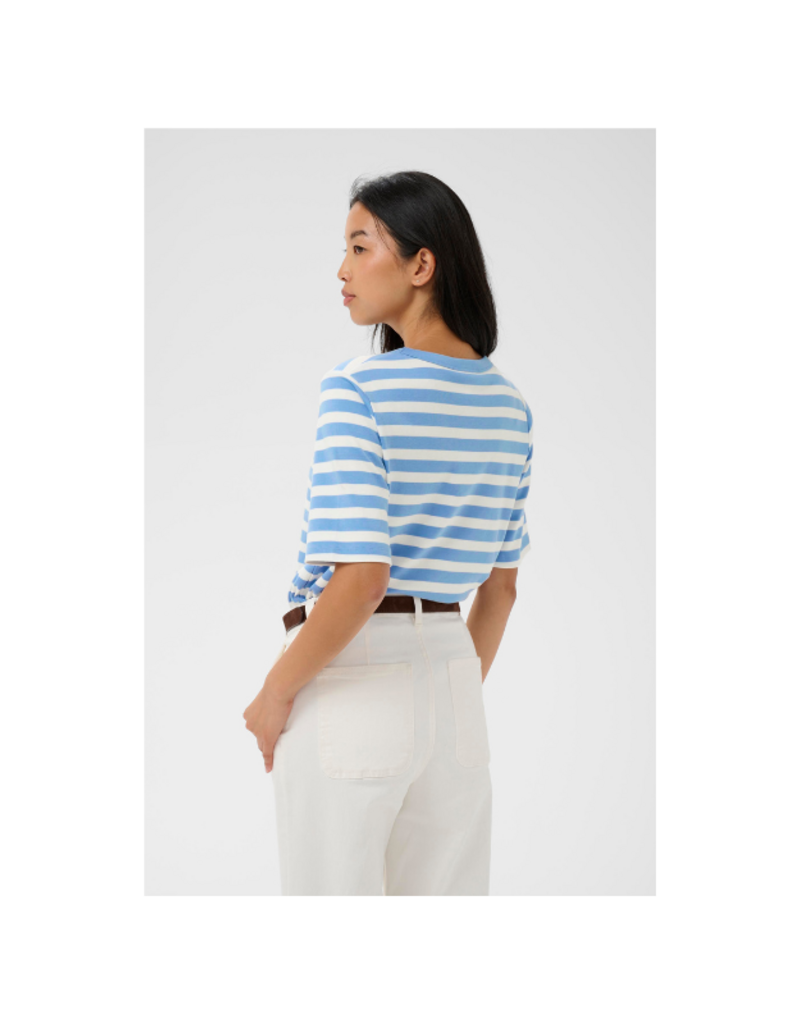 Part Two Ratana Tee in Hydrangea Stripe by Part Two