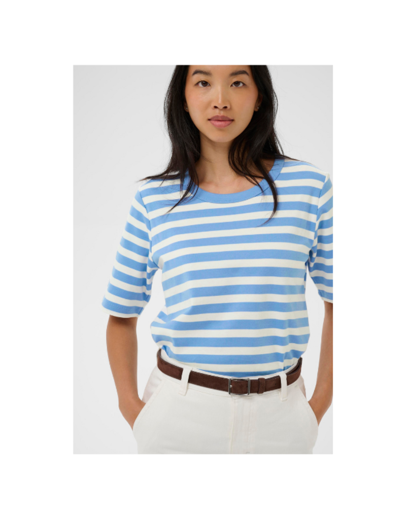 Part Two Ratana Tee in Hydrangea Stripe by Part Two