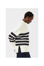 Part Two Ziya Pullover in Dark Navy Stripe by Part Two