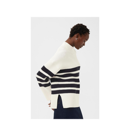Part Two Ziya Pullover in Dark Navy Stripe by Part Two
