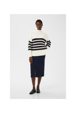 Part Two Ziya Pullover in Dark Navy Stripe by Part Two