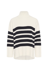 Part Two Ziya Pullover in Dark Navy Stripe by Part Two