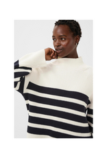Part Two Ziya Pullover in Dark Navy Stripe by Part Two