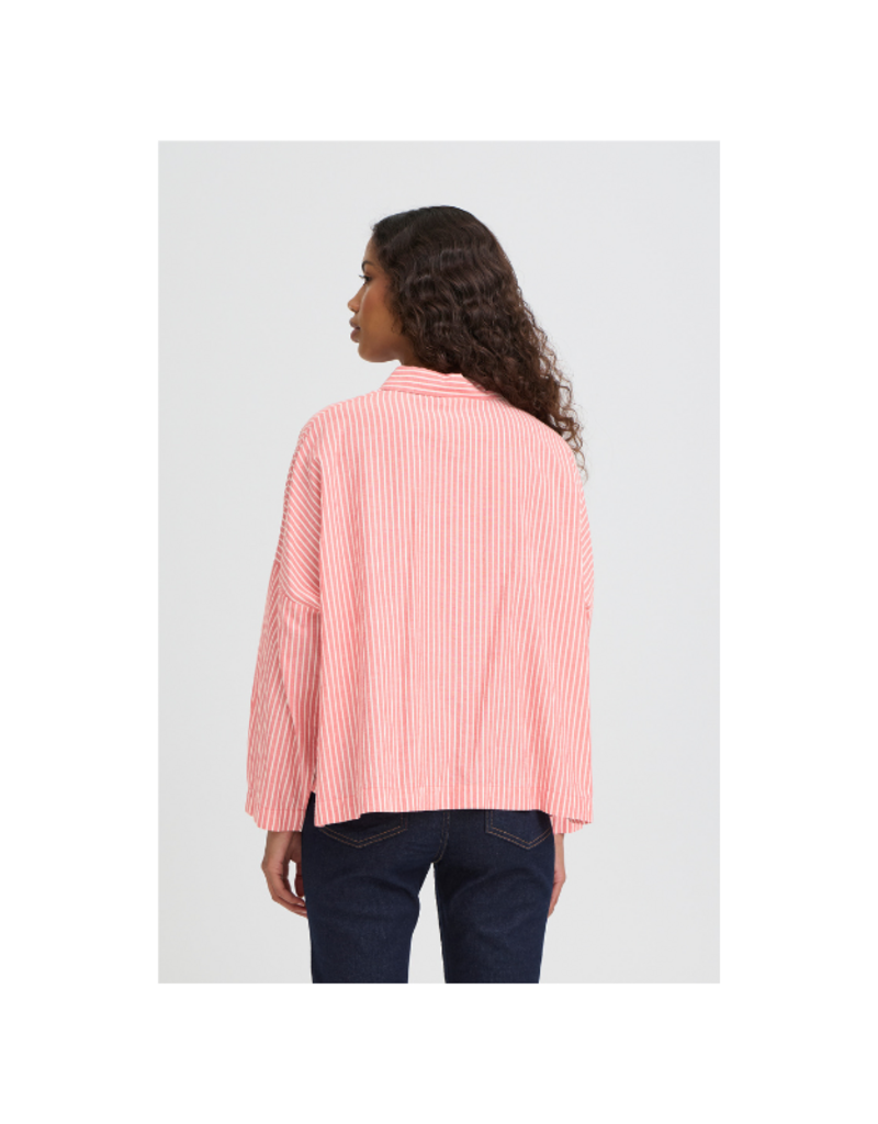 ICHI Giley Shirt Birch & Pink by ICHI