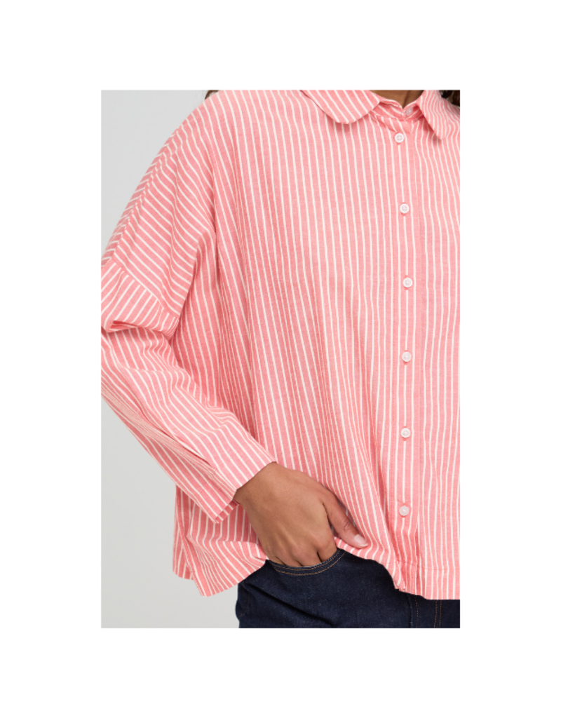 ICHI Giley Shirt Birch & Pink by ICHI