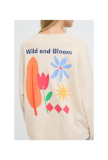 ICHI Bauma Sweater in Birch/Multi by ICHI