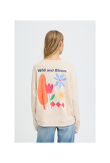 ICHI Bauma Sweater in Birch/Multi by ICHI