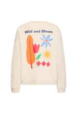 ICHI Bauma Sweater in Birch/Multi by ICHI