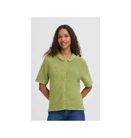 ICHI Demue Cardigan in Iguana by ICHI