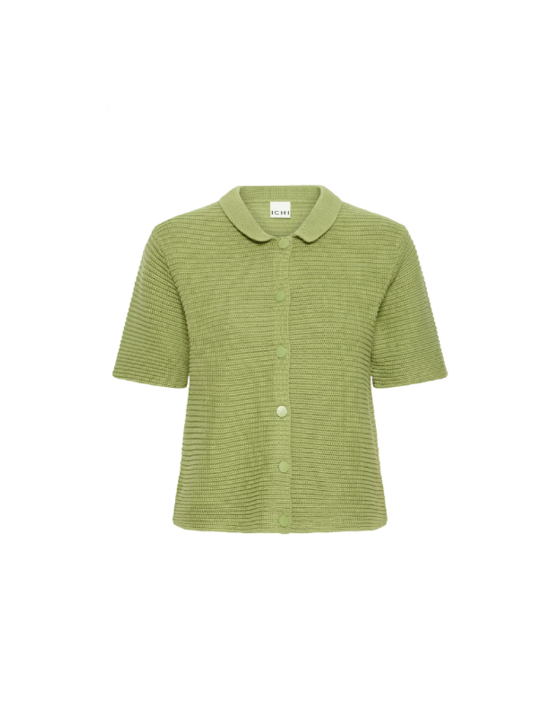 ICHI Demue Cardigan in Iguana by ICHI