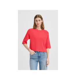 ICHI Boston Top in Teaberry by ICHI
