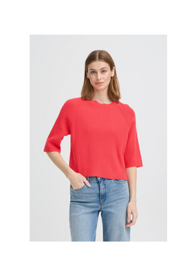 ICHI Boston Top in Teaberry by ICHI