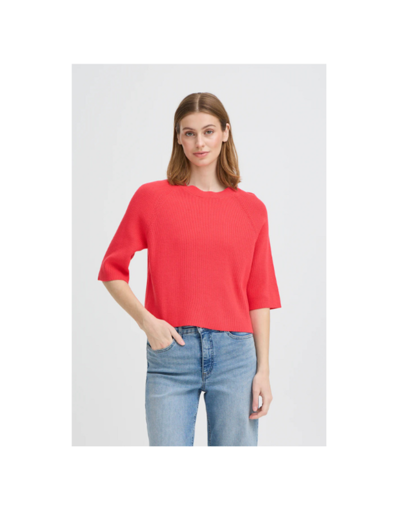 ICHI Boston Top in Teaberry by ICHI