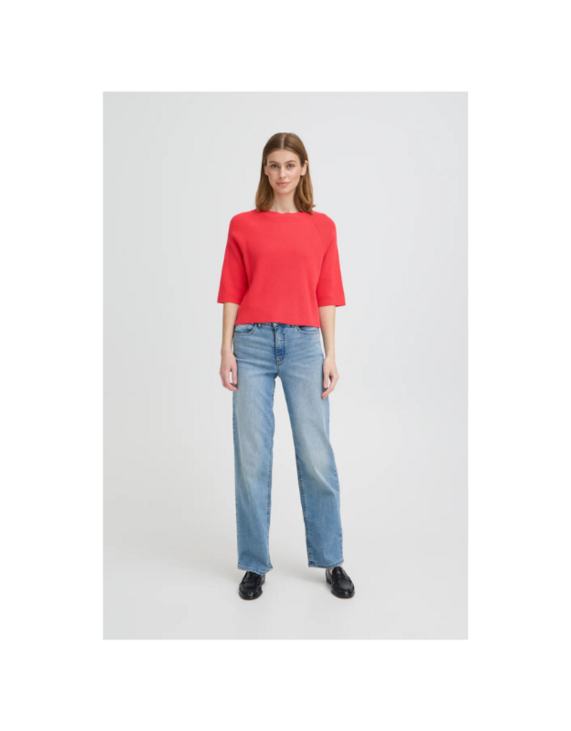 ICHI Boston Top in Teaberry by ICHI