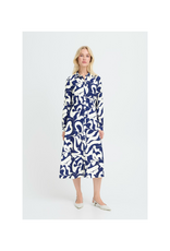 b.young Ikaia Shirt Dress in Medieval Blue by b.young