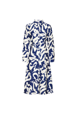 b.young Ikaia Shirt Dress in Medieval Blue by b.young