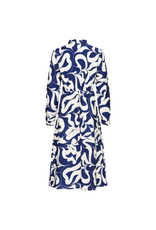 b.young Ikaia Shirt Dress in Medieval Blue by b.young