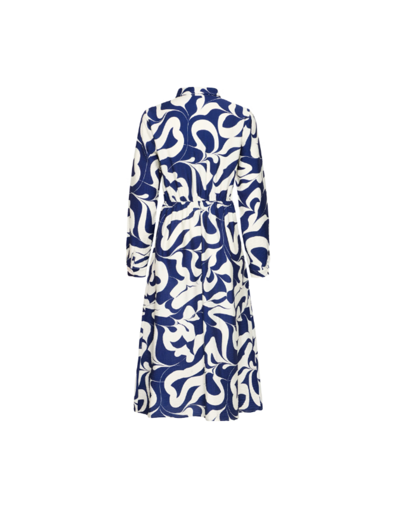 b.young Ikaia Shirt Dress in Medieval Blue by b.young