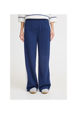b.young Danta Piping Pants in Medieval Blue by b.young