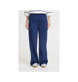 b.young Danta Piping Pants in Medieval Blue by b.young