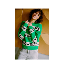 b.young Omea Love Jumper in Leprechaun by b.young