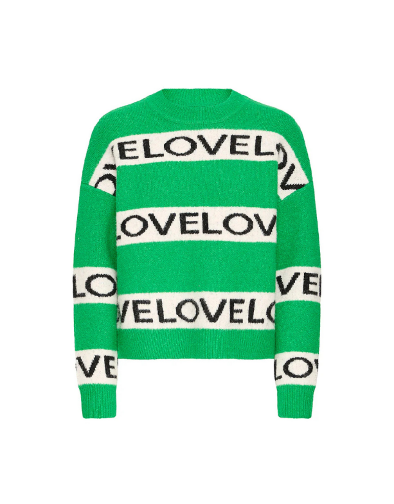 b.young Omea Love Jumper in Leprechaun by b.young