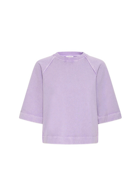 b.young Rasma Short Sweater in English Lavender by b.young
