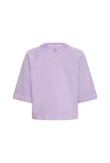 b.young Rasma Short Sweater in English Lavender by b.young