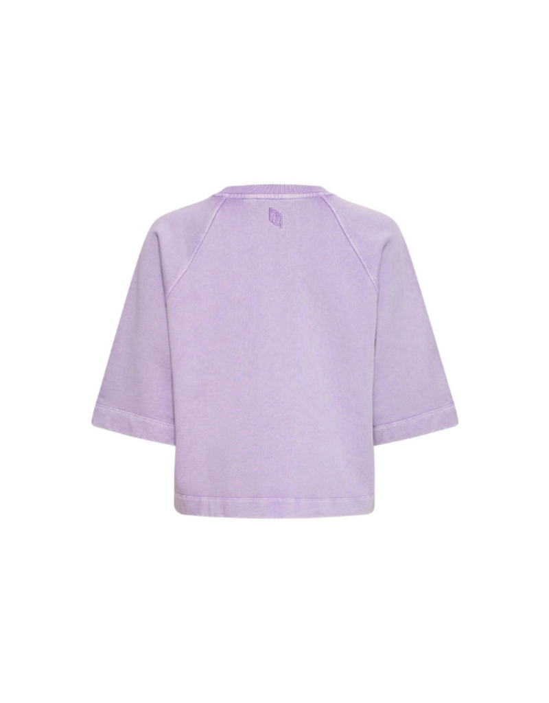 b.young Rasma Short Sweater in English Lavender by b.young