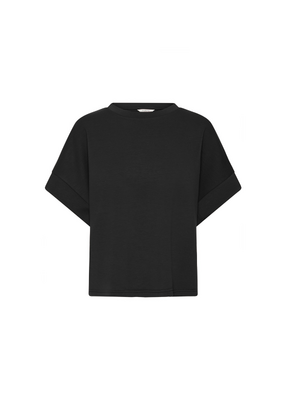 b.young Pusti Loose Vest in Black by b.young