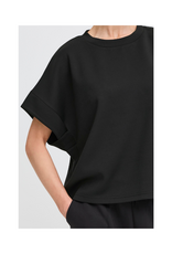 b.young Pusti Loose Vest in Black by b.young