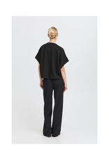 b.young Pusti Loose Vest in Black by b.young