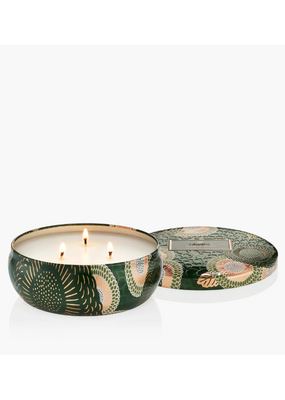 Voluspa 3-Wick Tin Candle in Temple Moss by Voluspa