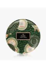 Voluspa 3-Wick Tin Candle in Temple Moss by Voluspa